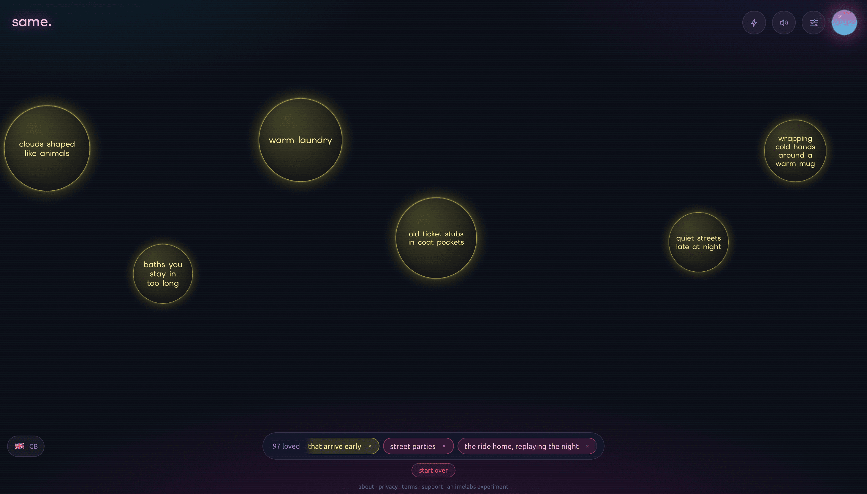 same — live site